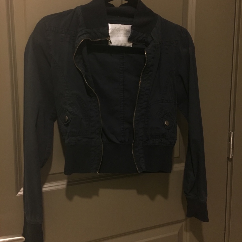 Black Cropped Jacket